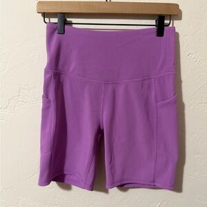 Move Theology Purple Women's Bike Shorts